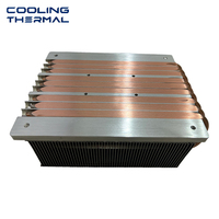 Dissipateur thermique pour CPU en cuivre avec tube thermique, mèche filtrante frittée nickelée, pour PC de jeu et ordinateur de bureau, refroidissement par air
