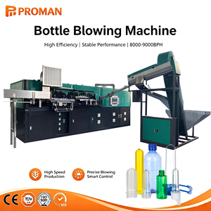 Machine de soufflage de bouteilles en plastique PET entièrement automatique, petite taille, 0-2L, prix abordable - Product Image 1