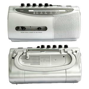 Retro Silver Cassette Recorder Player FM AM Radio Built-in <b>Speaker</b> Portable Walkman - Product Image 6