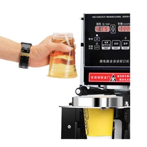 Máquina Selladora de Vasos Automática Mini de Alta Calidad para Bebidas Calientes o Frías, Té con Leche, Burbujas, con Opciones de Bolsas de PP, Película y Lámina - Product Image 2