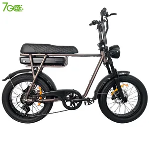 7Go EB4 EB2 Venta caliente e-bike 20 pulgadas neumático playa crucero bicicleta eléctrica ciudad bicicleta eléctrica