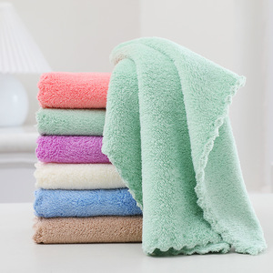 Serviettes de cuisine en microfibre super douces en polaire corail, épaisses et absorbantes, pour le nettoyage et la vaisselle - Product Image 6