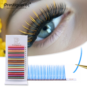Extensions de <span class=keywords><strong>cils</strong></span> pré-fabriquées Green Spikes Lashes, effet mouillé mat 5D, <span class=keywords><strong>cils</strong></span> floraux en forme de fleur, <span class=keywords><strong>cils</strong></span> jaunes effilés, bouquets de <span class=keywords><strong>cils</strong></span> - Product Image 4