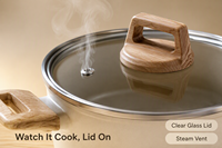 Marmite en céramique titane pour la maison, pot à soupe, pot à lait, pot antiadhésif à double poignée, pot de cuisson vapeur pour bébé