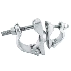 Collier de serrage forgé, moulé et pressé pour échafaudage, coupleur pivotant en métal galvanisé, colliers de serrage pivotants BS1139 EN74 - Product Image 1