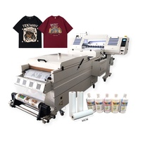 Imprimante DTF numérique 4 têtes I3200 60 cm pour film PET, machine d'impression DTF offset pour T-shirts, imprimante DTF à secouer la poudre I3200