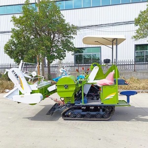 Bidang eksperimental Mini Rice Model beras gandum Combine pemanen inti produktivitas tinggi komponen mesin untuk teh zaitun - Product Image 3