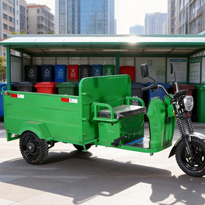 Tricycle Électrique Sanitaire à Caisse Ouverte 1000W 60V pour la Collecte <span class=keywords><strong>des</strong></span> Déchets et le Nettoyage Urbain - Product Image 3
