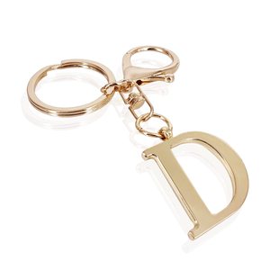 Llavero de Acero Inoxidable con Letras Inglesas A-Z26, Simple y Elegante, Colgante Metálico Ligero para Bolsos - Product Image 6