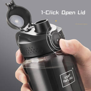 OEM & ODM قابلة للتخصيص مانعة للتسرب في الهواء الطلق السفر صالة ألعاب رياضية اللياقة البدنية BPA خالية من تريتان البلاستيك زجاجة شرب الماء الرياضية مع علامة الوقت - Product Image 4