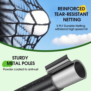 10 X 8 FT HD ゴルフインパクトスクリーンシミュレーター 屋外/屋内/ガレージ裏庭練習用 スイング打撃トレーニング補助具 ターゲットクロス - Product Image 3