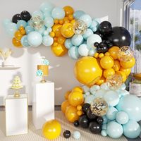 Kit d'arche de guirlande de ballons style bohème gris, rose, marron, or champagne, blanc, latex, pour mariage, cadeau de mariage, décoration de fête