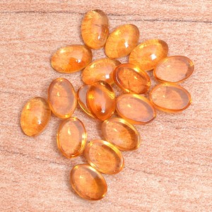 AAA + Citrine 6x4มม. หินอัญมณีซิทรีนธรรมชาติทรงแบนเรียบหลังเรียบอัญมณีอัญมณีอัญมณีอัญมณีทรงหลังเรียบทรงหลังเบี้ยหลวมสำหรับเครื่องประดับ - Product Image 4