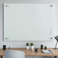 Tableau blanc magnétique sans cadre en verre trempé imprimé Kanban personnalisé, épaisseur 4 mm, 100x150 cm (40x60 pouces), effaçable à sec pour la planification de projets
