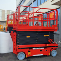 Apax 230kg 450kg Plateforme élévatrice mobile électrique à ciseaux en acier 4.8m 12m pour l'entretien des serres OEM