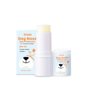 Crème de protection pour le nez des chiens - Protection UV pour animaux de compagnie en extérieur, beurre de karité avec vitamine E, soin doux - Product Image 5