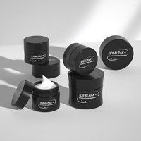 Pot de baume à lèvres en plastique rond de luxe personnalisé vide Contenants de cosmétique faciale à bouchon en plastique pour les soins de la peau Conteneur de crème pour le visage et les yeux