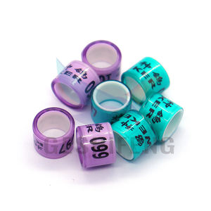 <span class=keywords><strong>GESHIFENG</strong></span> Fabriek Groothandelsprijs Liefdesvogel Beenring Plastic Persoonlijke Band Duivenbeenringen 8mm - Product Image 1