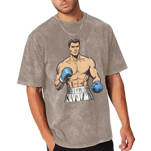 T-shirt graphique vintage de boxe pour homme POD, stock US, imprimé Mike <span class=keywords><strong>Tyson</strong></span> <span class=keywords><strong>Iron</strong></span> Mike, décontracté, manches courtes, streetwear, hip hop, coupe oversize - Product Image 6