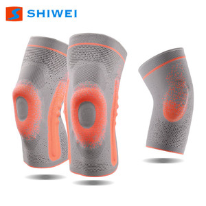Rodilleras y coderas Shiwei con tejido 3D para absorción de impactos, soporte para bádminton, deportes, unisex, ajuste universal. - Product Image 1