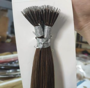 Extensiones de cabello humano Remy de doble <span class=keywords><strong>punta</strong></span>, calidad superior, 1g/0,8g/0,5g - Product Image 2