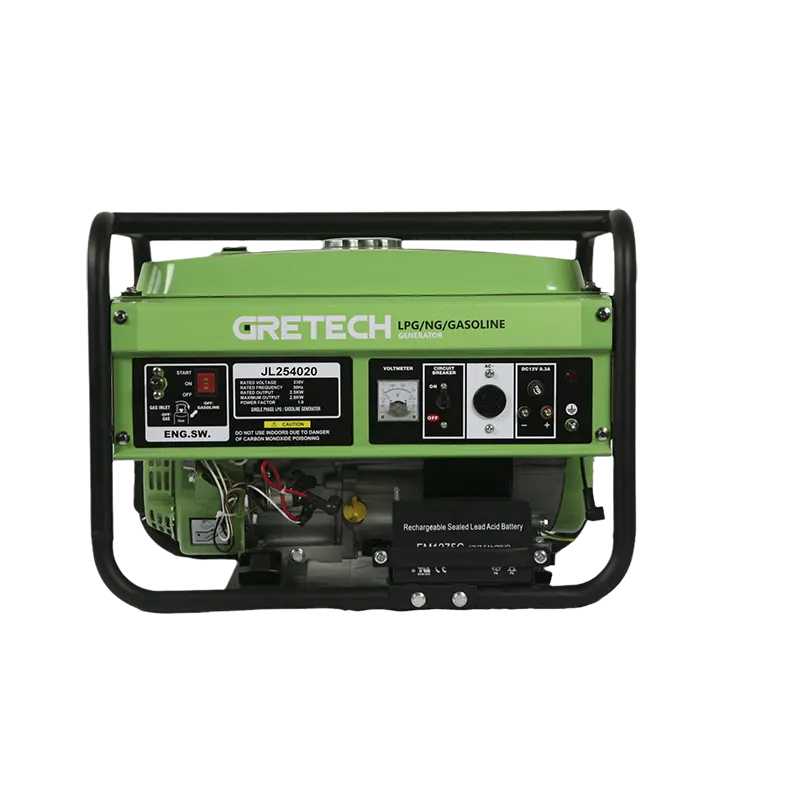 GRETECH JL254020 generator lpg kecil 2 kw, kualitas tinggi desain morden 2kva