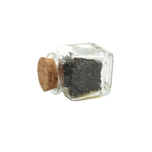 Flacon en verre Transparent de 40ml, petit bouteille à souhait, bocaux en verre, avec bouchon en liège, 10 pièces - Product Image 5