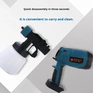 Nouvelle batterie au Lithium transfrontalière électrique haute pression bricolage Portable <span class=keywords><strong>pistolet</strong></span> à <span class=keywords><strong>peinture</strong></span> au Latex 1800W 4000PSI vente en gros - Product Image 3