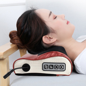 Massage Pillow Neck Kneading <b>Heating</b> <b>Usb</b> Powered Four Button Control Household Use - Product Image 2