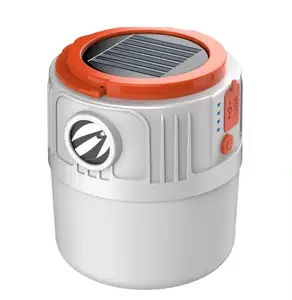 Solar Camping Llantern LED Mobile Outdoor Emergency Lighting USB Charging Remote Control Camping Light