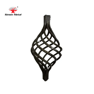 Composants ornementaux en fer forgé de haute qualité Panier en fer décoratif de meilleure qualité pour clôture et treillis à un prix imbattable - Product Image 4