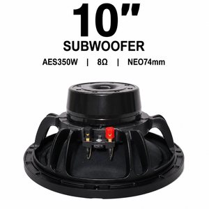 Altavoz de Medios-Bajos de Neodimio de 10 Pulgadas, 8ohm, 98dB, Ultra Alta Sensibilidad, 350W AES, Bobina de Voz de 75mm, Metálico, <span class=keywords><strong>para</strong></span> Audio Profesional - Product Image 1