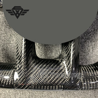 Volant en fibre de carbone personnalisé avec lumières LED adapté pour Mercedes Benz AMG W223 C217 W213 W205 W206 W212 C238 S400