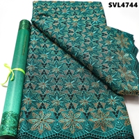 Dentelle en voile suisse rose de haute qualité, nouvelle mode, prix de gros, dentelle Lafaya, tissu brodé doux de Dubaï pour robe de mariée