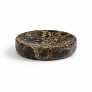 Juego de Accesorios de Baño de Mármol Oscuro Emperador OEM, Juego de Baño de Mármol Marrón Natural, Accesorios de Baño Marrón Oscuro - Product Image 4