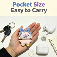 Porte-clés en peluche Mochi Anime personnalisé, adorable personnage de dessin animé, poupée en peluche, jouet pendentif, vente en gros, accessoire de sac portable, cadeau