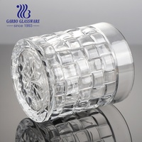 Promoción de Fábrica: Vaso de Cristal Transparente Garbo Classic de 11 oz con Relieve, para Hotel, Bar, Pub, con Logotipo OEM, para Whisky