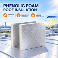 Panneau d'isolation en mousse phénolique rigide pour la protection thermique des toits, économie d'énergie, panneau de construction