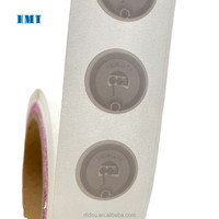 Autocollant NFC en papier enduit de 25 mm pour musique, étiquette électronique RFID, autocollant à induction pour téléphone portable avec puce NFC213