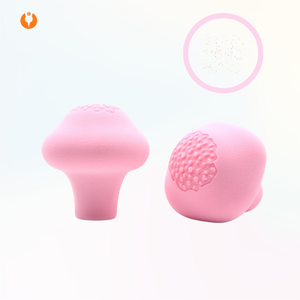 Logo personnalisé Doux Vegan Noir Maquillage <span class=keywords><strong>Blender</strong></span> Beauté Éponge Personnalisé Maquillage Fond de Teint Éponge Cosmétique Maquillage - Product Image 3