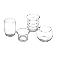 Vente en gros, personnalisation sur mesure, grand imprimé unique, logo, pot à bougie en verre transparent blanc vide avec couvercle