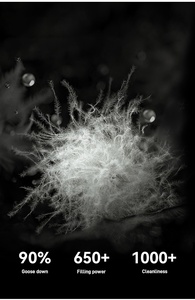 PELLIOT Winter Outdoor Wear 3 in 1 Goose Down Women Hiking Down Lined 650 Filling Power <strong>Padded</strong> <strong>Waterproof</strong> <strong>Jackets</strong> - Product Image 6