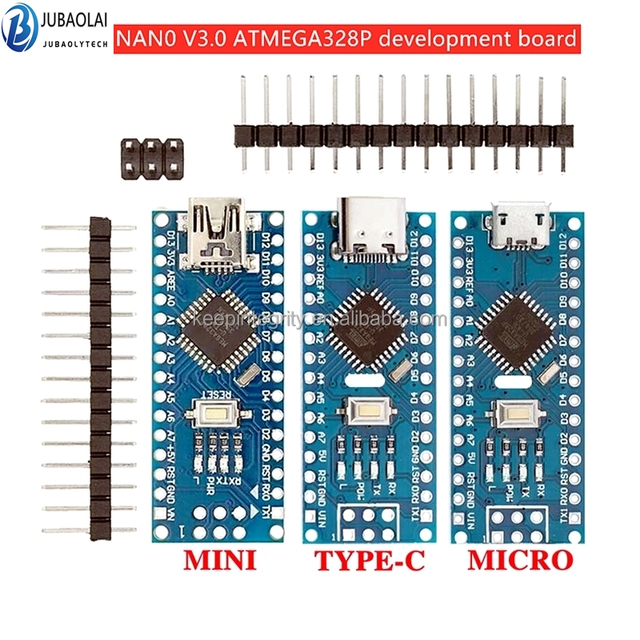 High Quality Mini/Type-C/Micro USB for Nano 3.0 ATmega328 Controller Board for Arduino Nano V3.0