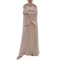 Abaya de style actuel avec hijab assorti, abaya de qualité supérieure, abaya de Dubaï, robe musulmane pour femmes