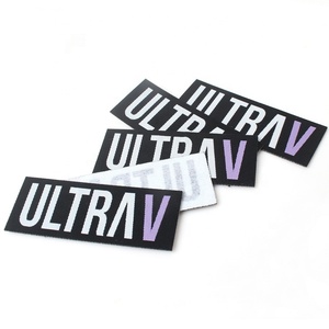 Vải Patch Maker Sắt Trên Laser Cut Custom <span class=keywords><strong>Made</strong></span> Letters Tên Logo Dệt Dệt Nhãn Cho Túi Xách - Product Image 5