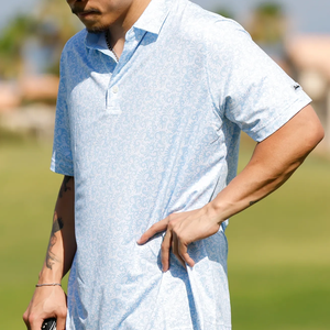 Camisa Polo de Golf de Manga Corta con Botones, Corte Entallado, Textura Piqué, para Hombre, con Diseño de Logotipo Personalizado y Etiqueta Privada - Product Image 2