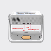 Mini projecteur Topleo, équipement de présentation, projecteur intelligent Android portable HD 4K, home cinéma à courte focale