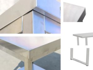 VICTORY KITCHEN-Table de travail en acier inoxydable avec dosseret fabriquée en Chine pour l'hôtellerie-Équipement pour la restauration et la boulangerie - Product Image 3