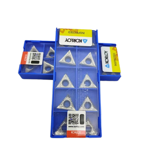 Korloys 100% gốc Hàn Quốc <span class=keywords><strong>CNC</strong></span> Lathe chèn TCGT110204-AK H01 loạt đầy đủ công cụ chuyển cho nhôm đồng đặc biệt - Product Image 3