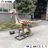 Modèle de dinosaure animatronique réaliste télécommandé pour parc d'attractions